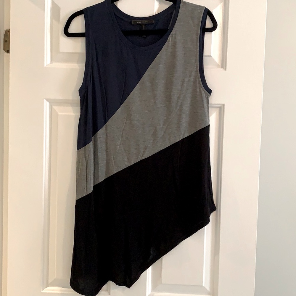 Asymmetric BCBG tank top